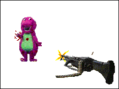 Barney Getting Shot